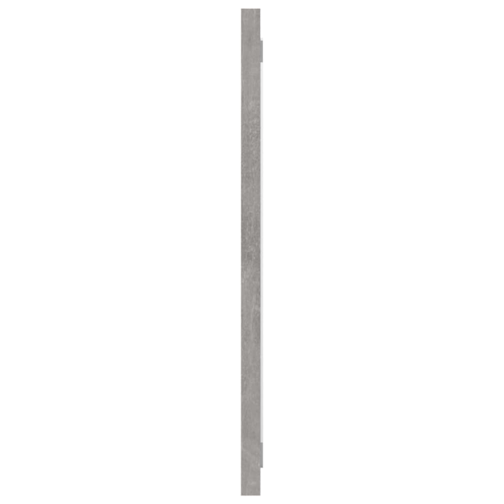 2 Piece Bathroom Furniture Set Concrete Grey Engineered Wood