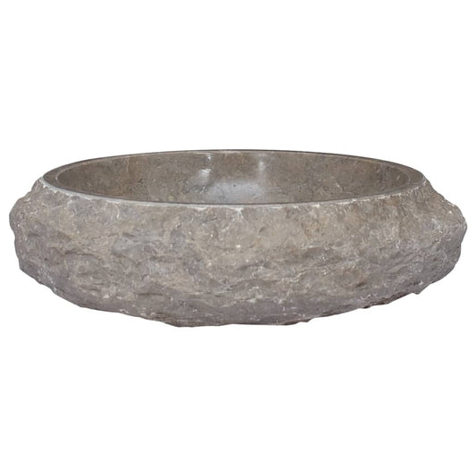 Sink Grey Ø40x12 cm Marble