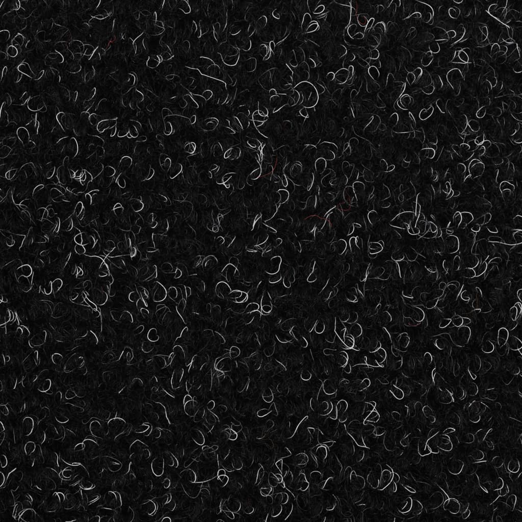 Stair Mats Self-adhesive 10 pcs 65x21x4 cm Black Half Round Large