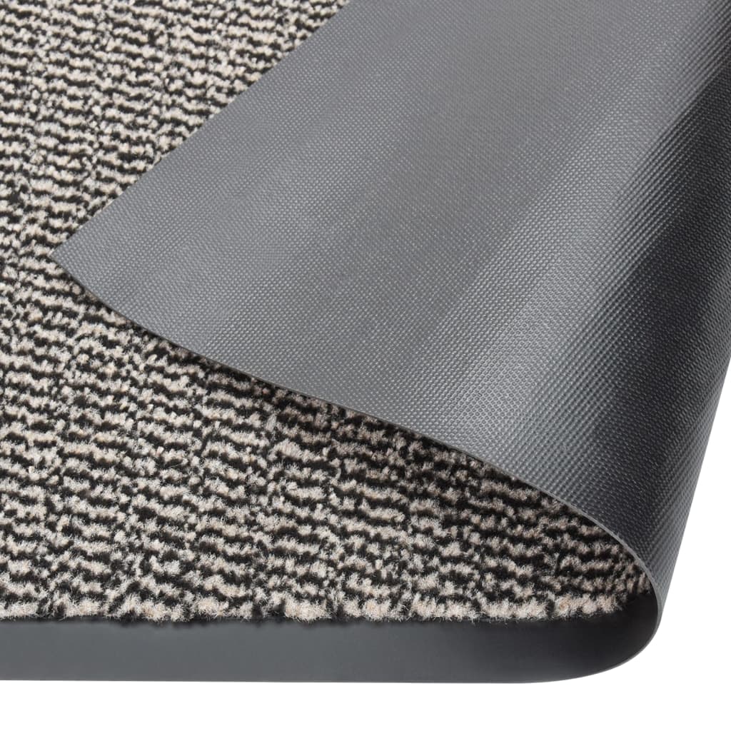 Doormat Tufted 40x60 cm Light Brown