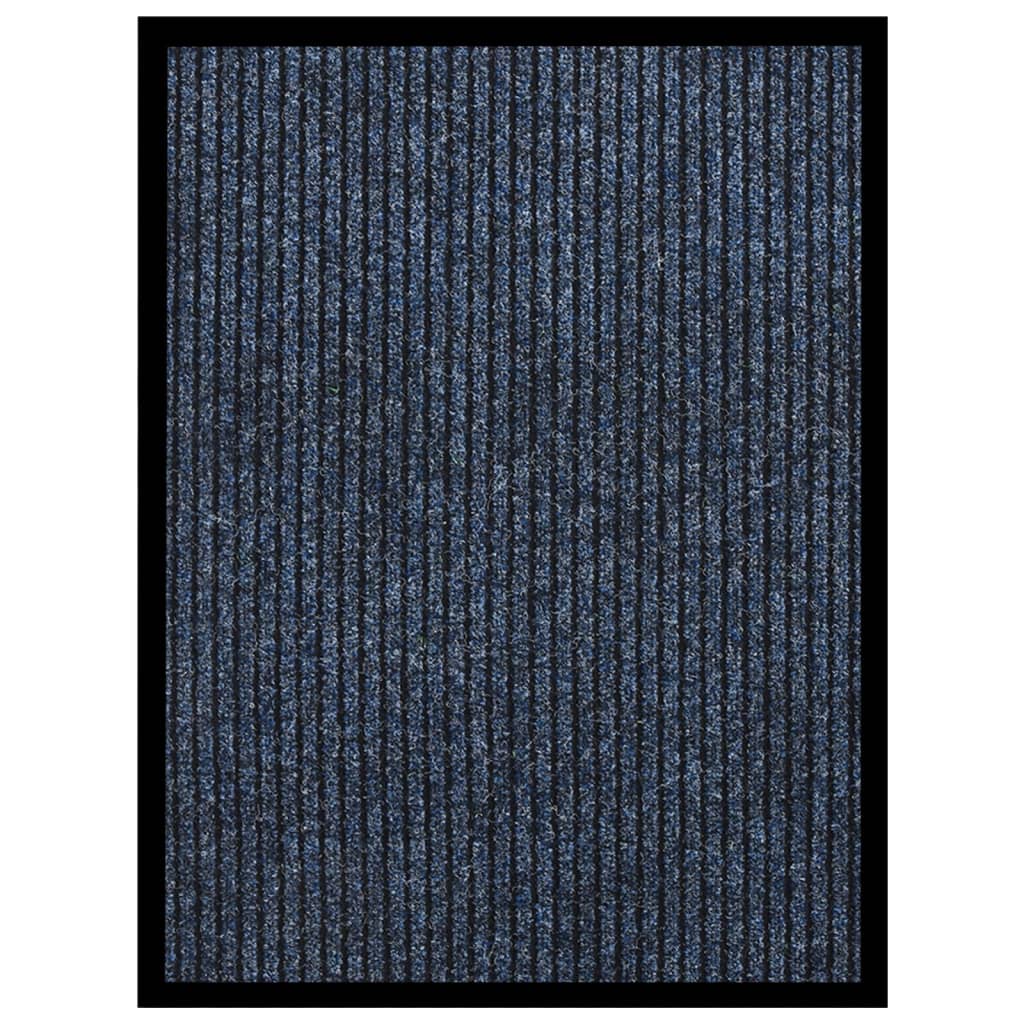 Doormat Striped Blue 60x80 cm