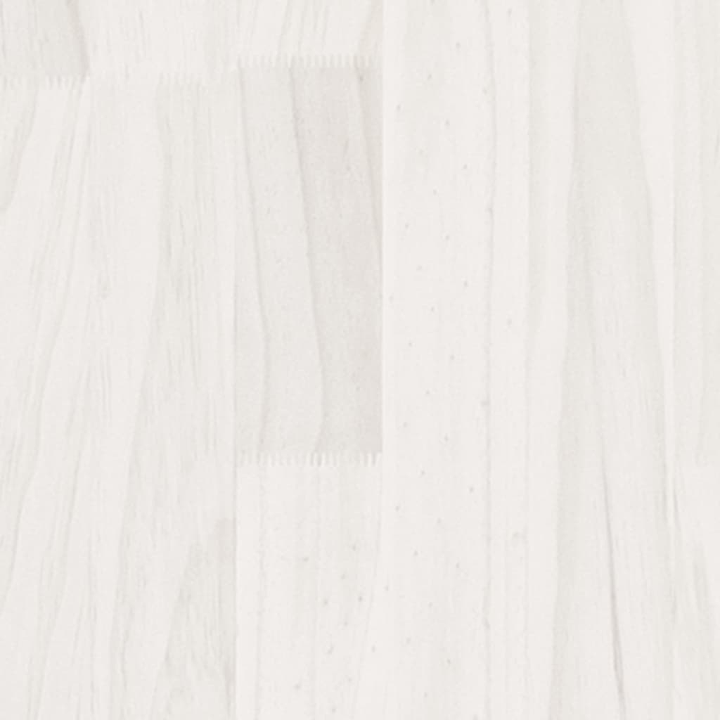 Bedside Cabinets 2 pcs White 40x30.5x40 cm Solid Pinewood