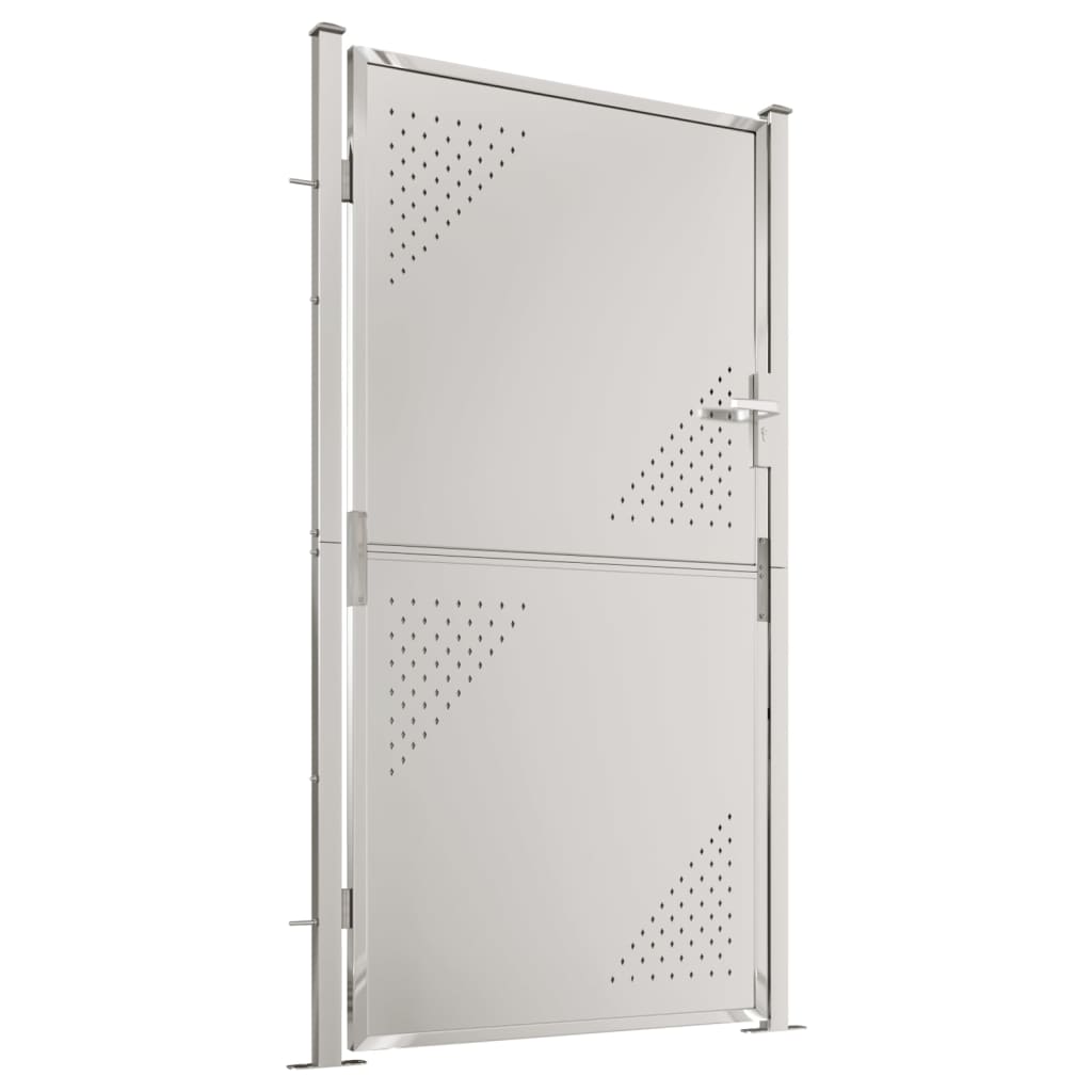 Garden Gate 100x175 cm Stainless Steel