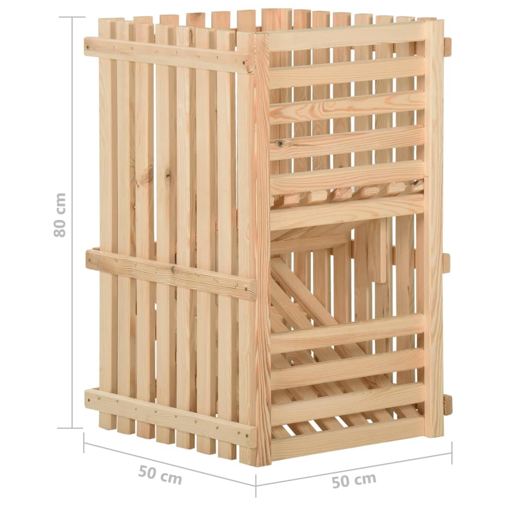 Potato Box 50x50x80 cm Solid Pinewood