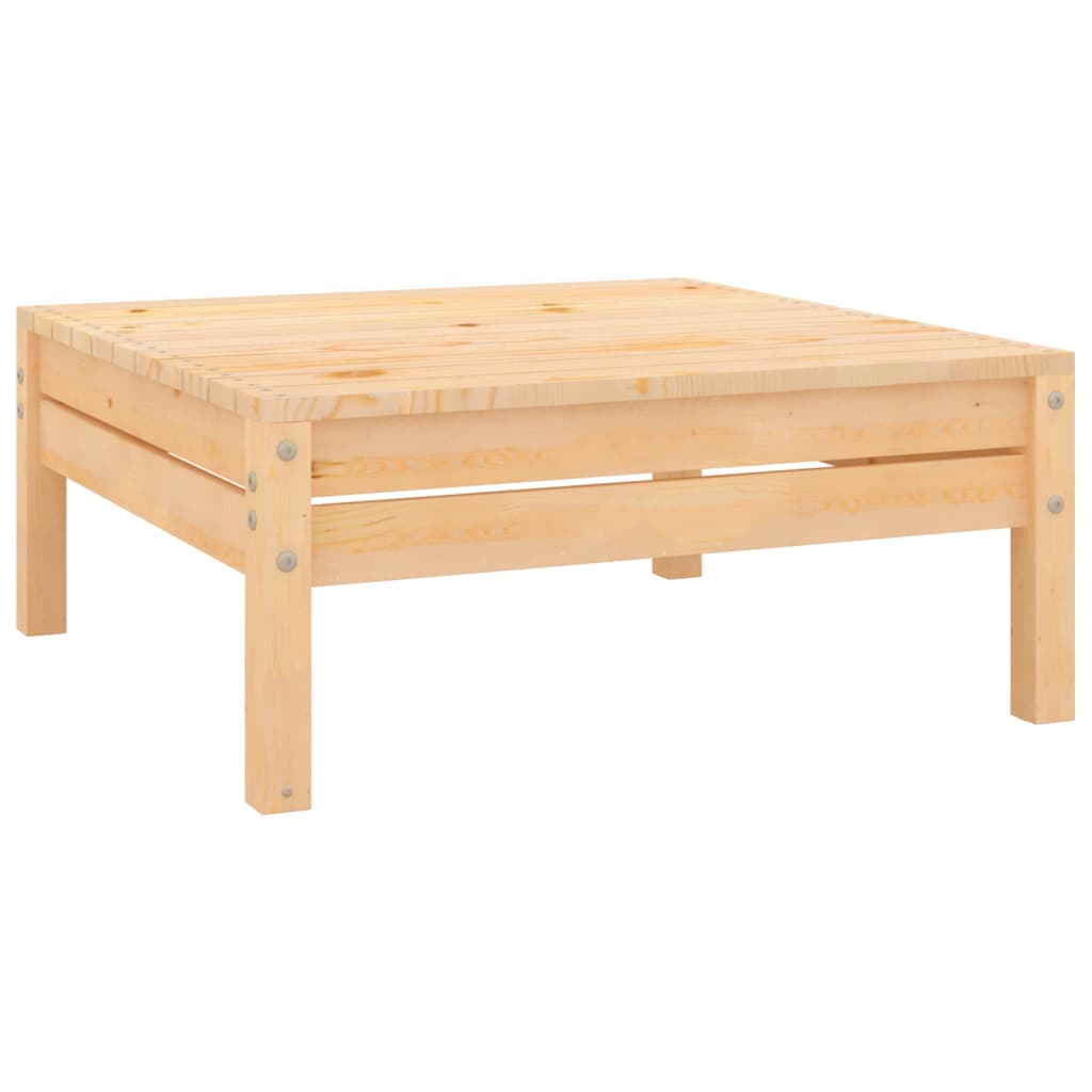 7 Piece Garden Lounge Set Solid Wood Pine