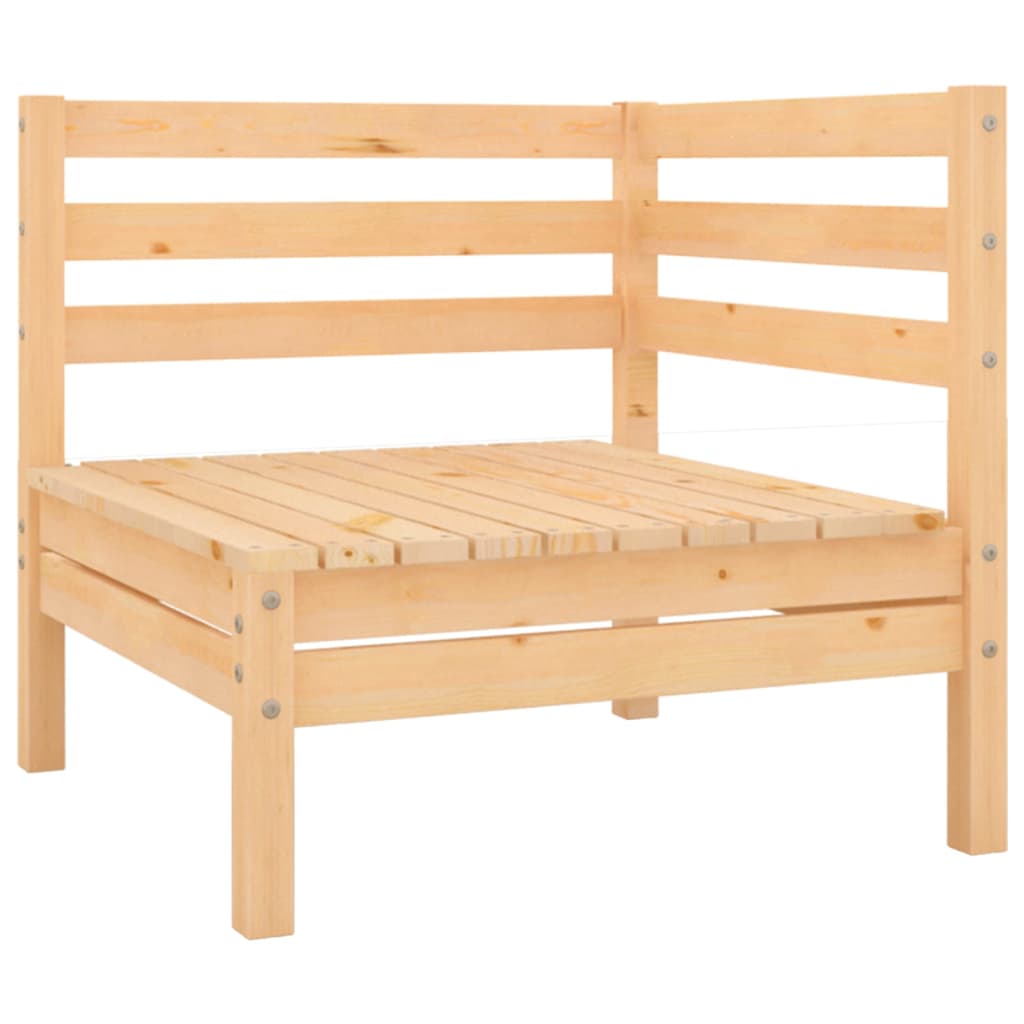 7 Piece Garden Lounge Set Solid Wood Pine