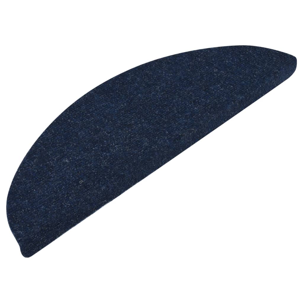 Stair Mats Self-adhesive 15 pcs 65x22.5x3.5 cm Blue