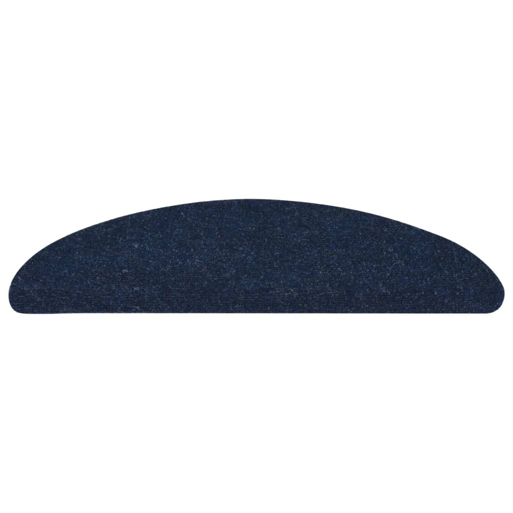 Stair Mats Self-adhesive 15 pcs 65x22.5x3.5 cm Blue