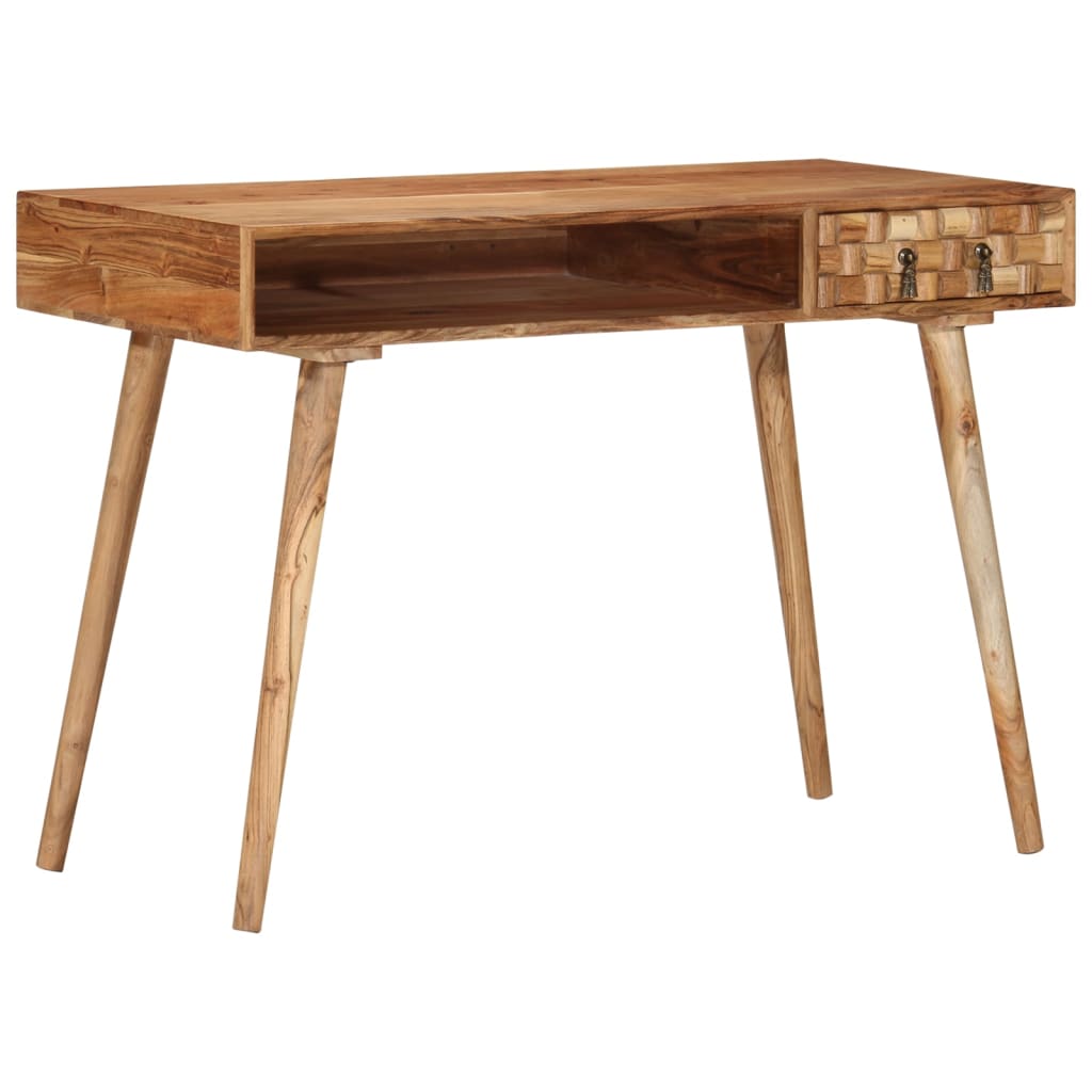 Writing Desk 110x50x76 cm Solid Wood Acacia