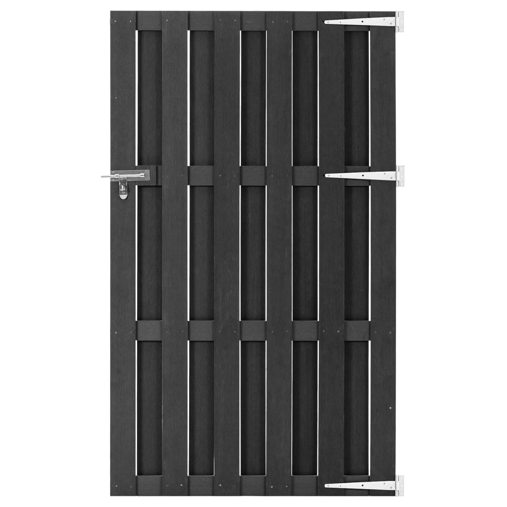 Garden Gate WPC 100x180 cm Grey