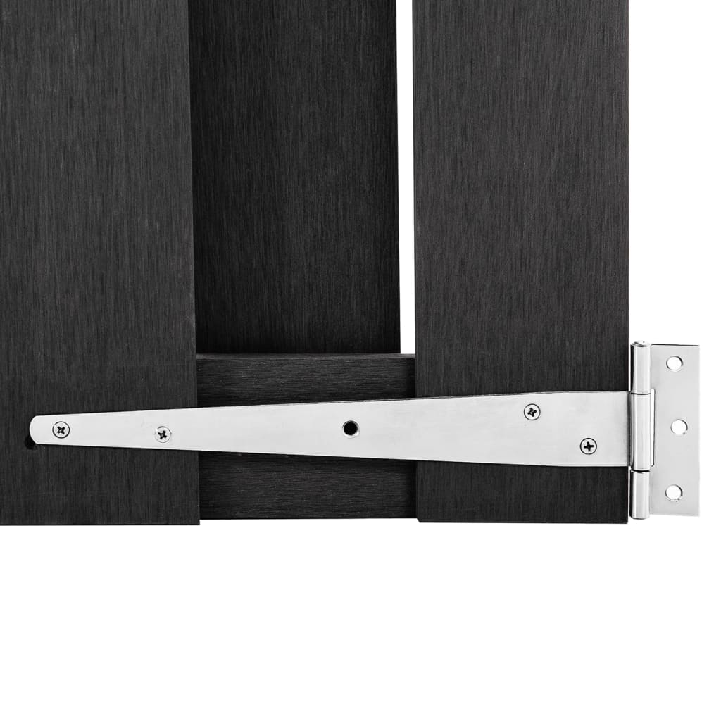Garden Gate WPC 100x180 cm Grey