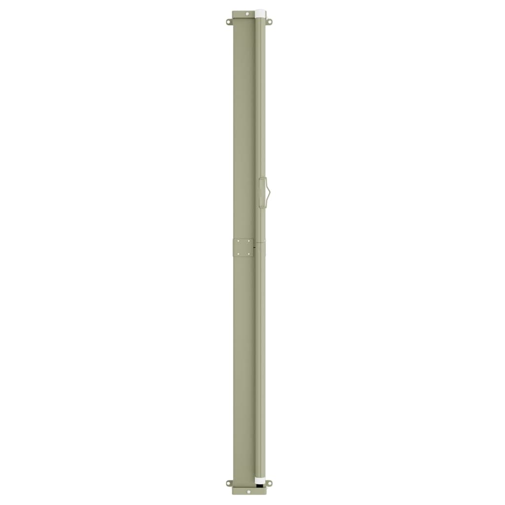 Patio Retractable Side Awning 160x600 cm Red