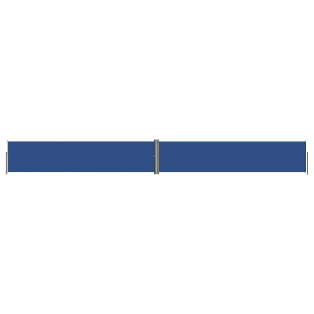 Retractable Side Awning Blue 140x1200 cm