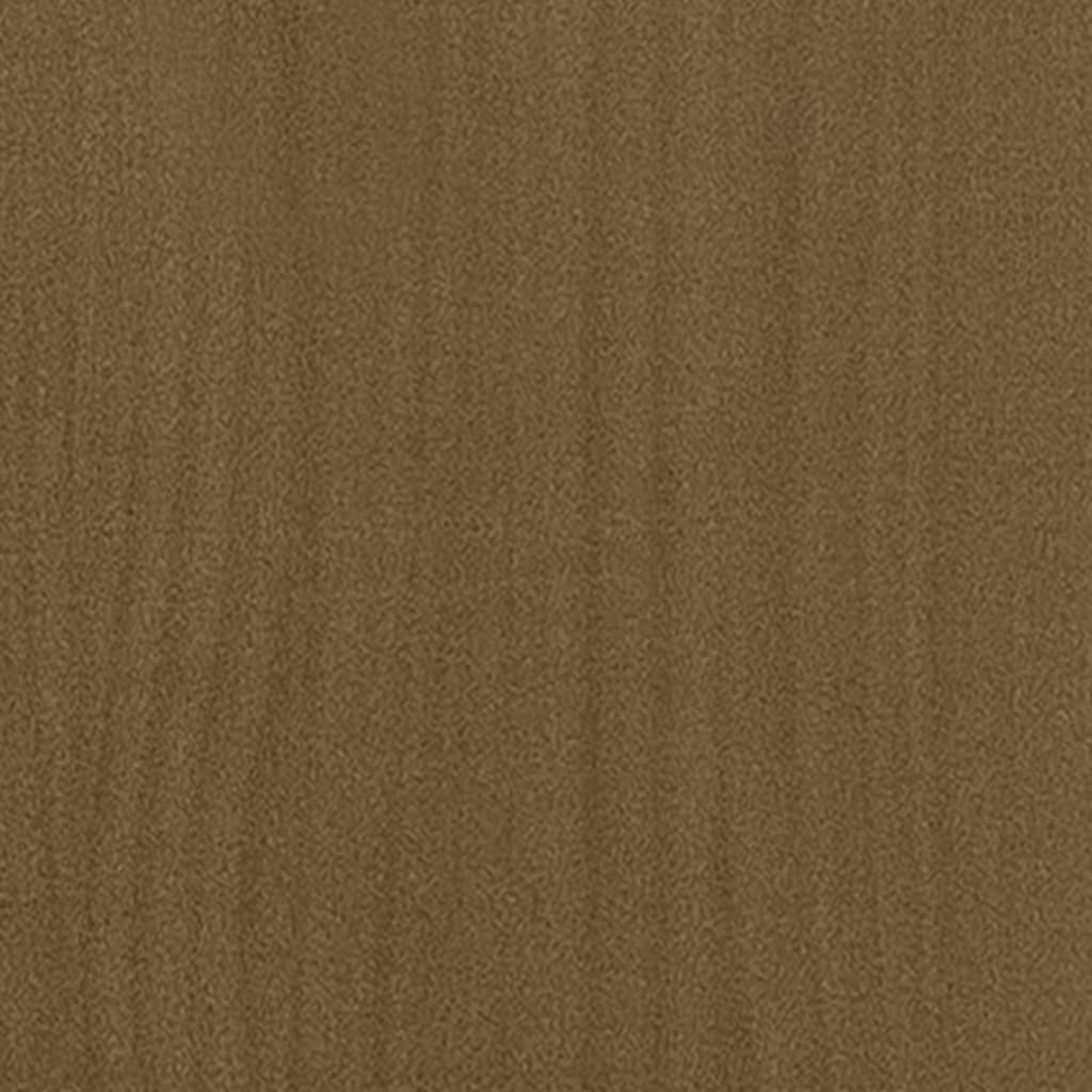 Book Cabinet Honey Brown 70x33x110 cm Solid Pinewood
