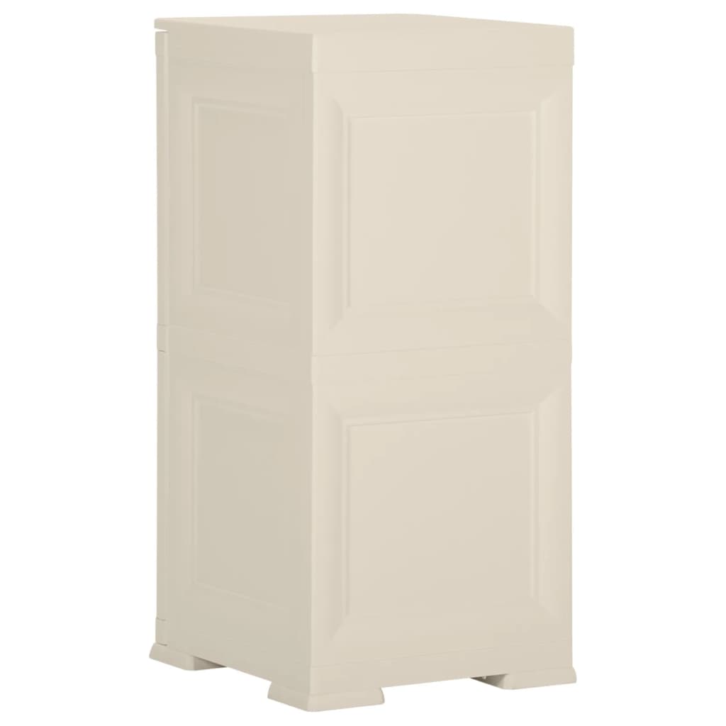 Plastic Cabinet 40x43x85.5 cm Wood Design Vanilla Ice