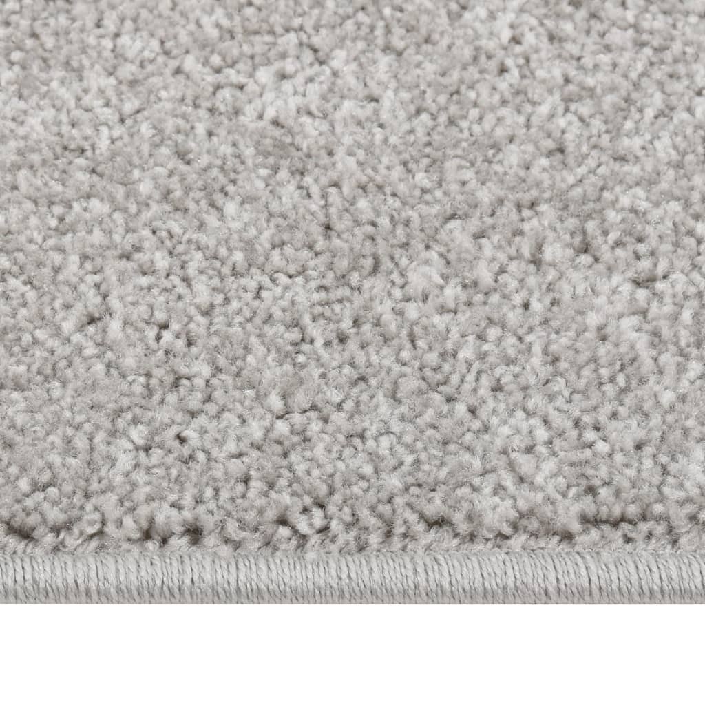 Rug Short Pile 80x150 cm Light Grey