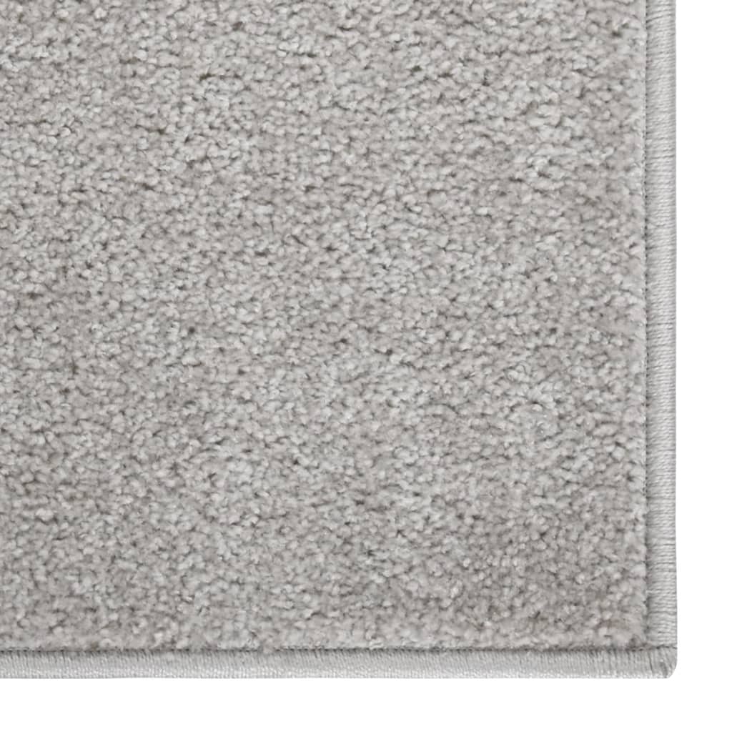 Rug Short Pile 80x150 cm Light Grey