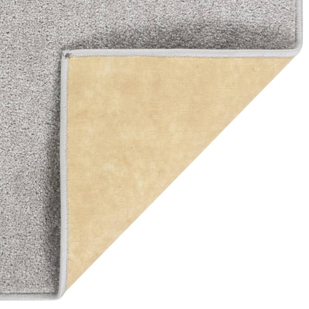 Rug Short Pile 80x150 cm Light Grey
