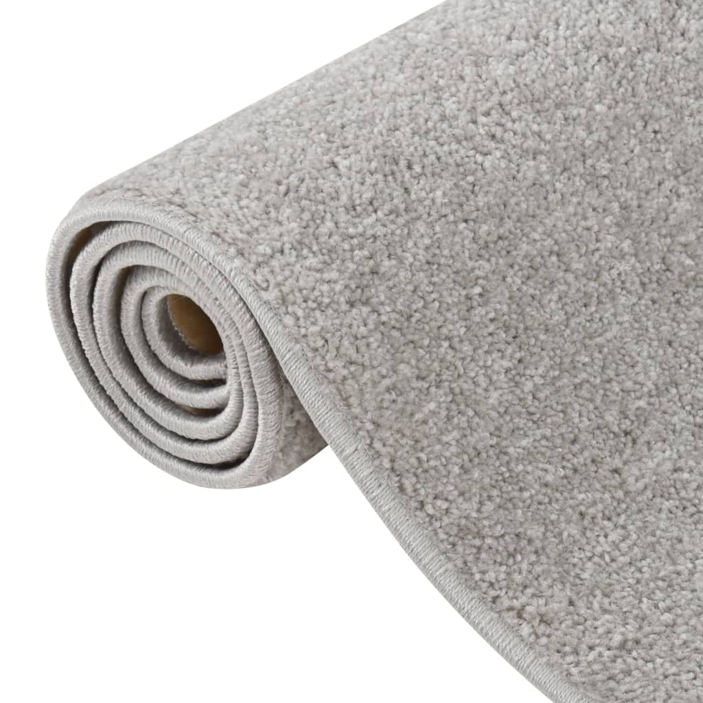 Rug Short Pile 80x150 cm Light Grey