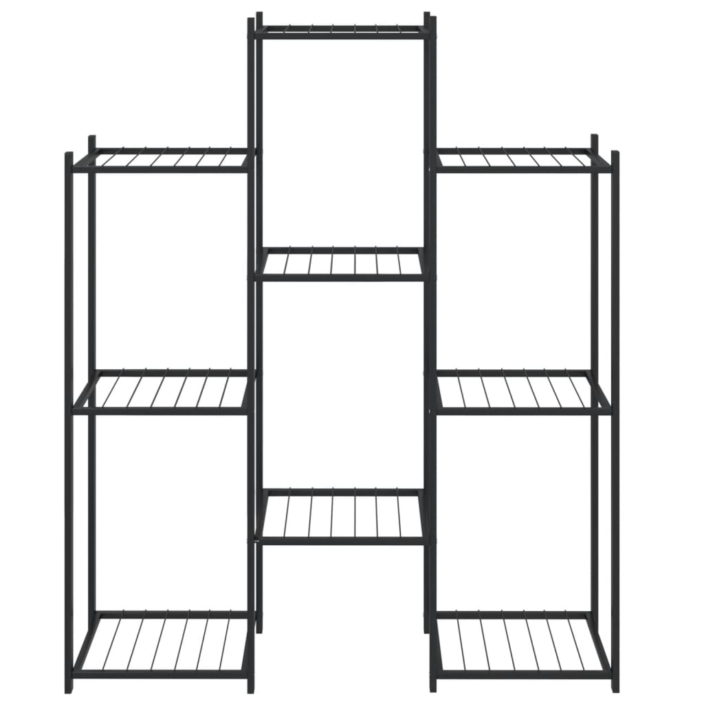 Flower Stand 83x25x100 cm Black Iron