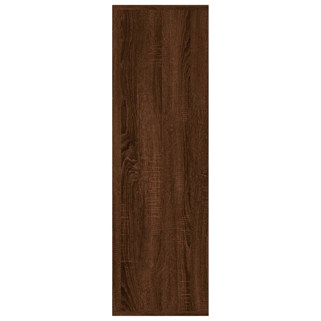 Book Cabinet Brown Oak 98x29x97.5 cm