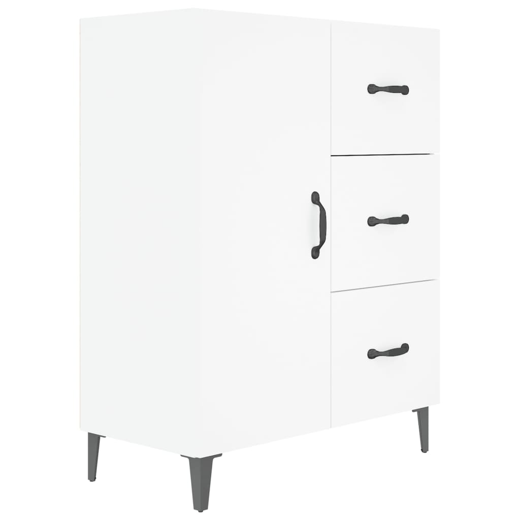 Sideboard White 69.5x34x90 cm Engineered Wood