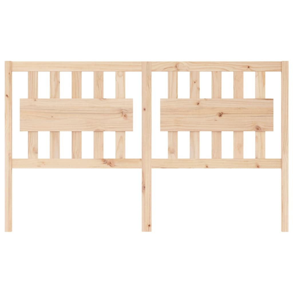 Bed Headboard 165.5x4x100 cm Solid Wood Pine