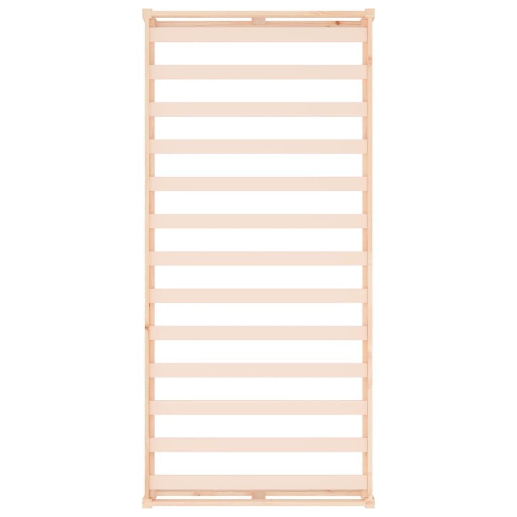 Bed Frame without Mattress 90x200 cm Solid Wood