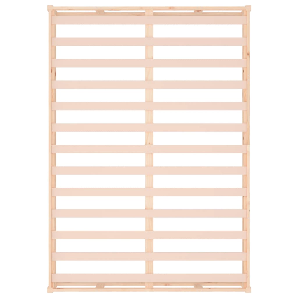 Bed Frame without Mattress 120x190 cm Small Double Small Double Solid Wood