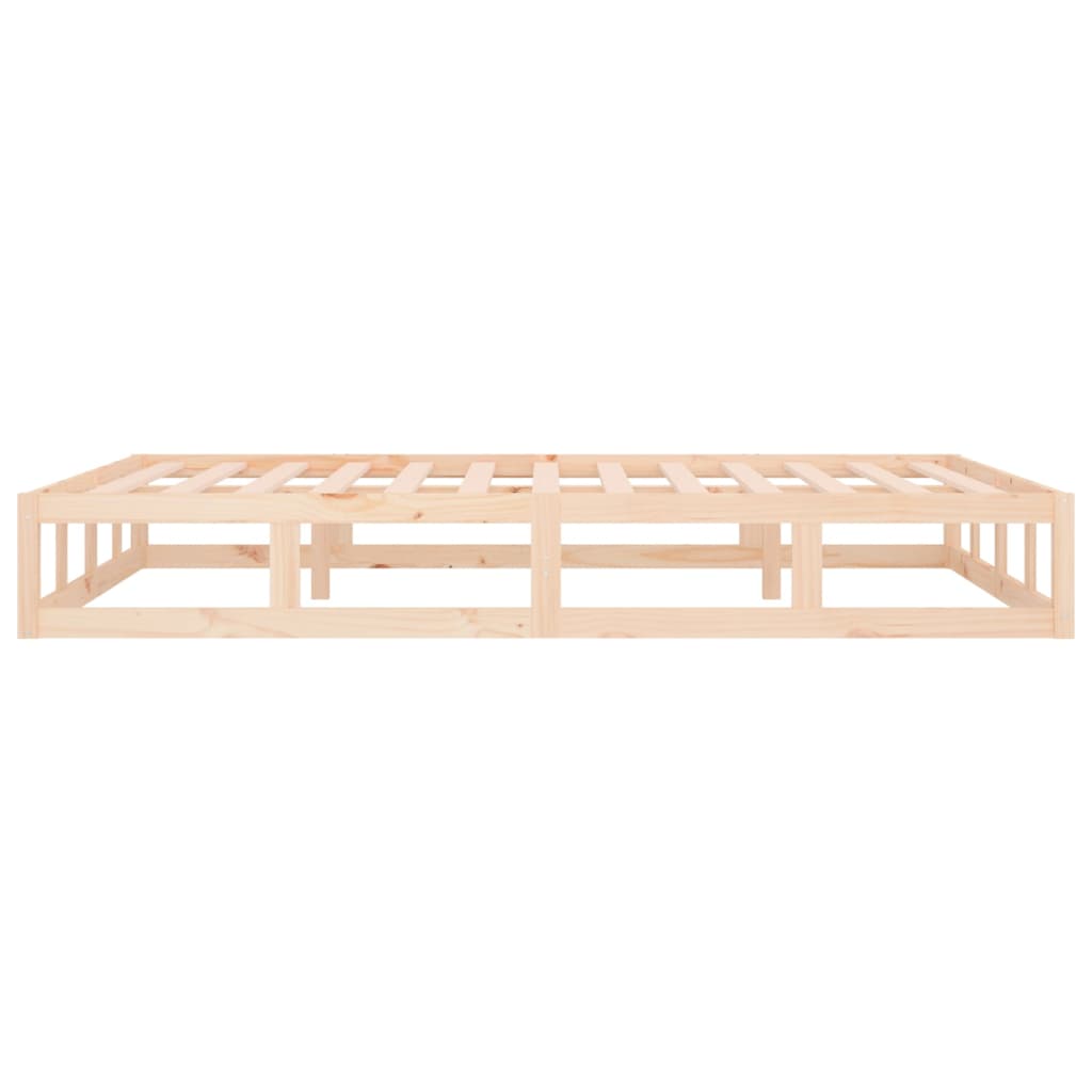 Bed Frame without Mattress 120x190 cm Small Double Small Double Solid Wood