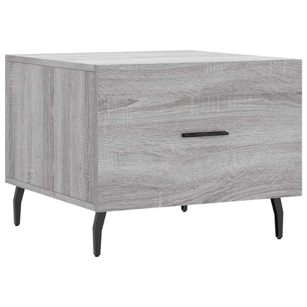 Coffee Table Grey Sonoma 50x50x40 cm Engineered Wood