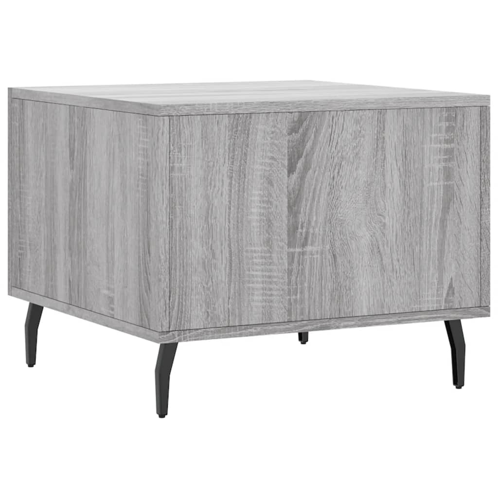 Coffee Table Grey Sonoma 50x50x40 cm Engineered Wood