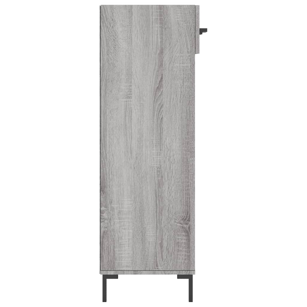 Shoe Cabinet Grey Sonoma 60x35x105 cm Engineered Wood