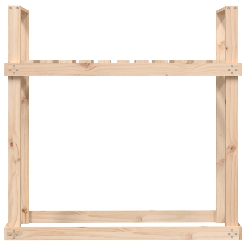 Firewood Rack 110x35x108.5 cm Solid Wood Pine