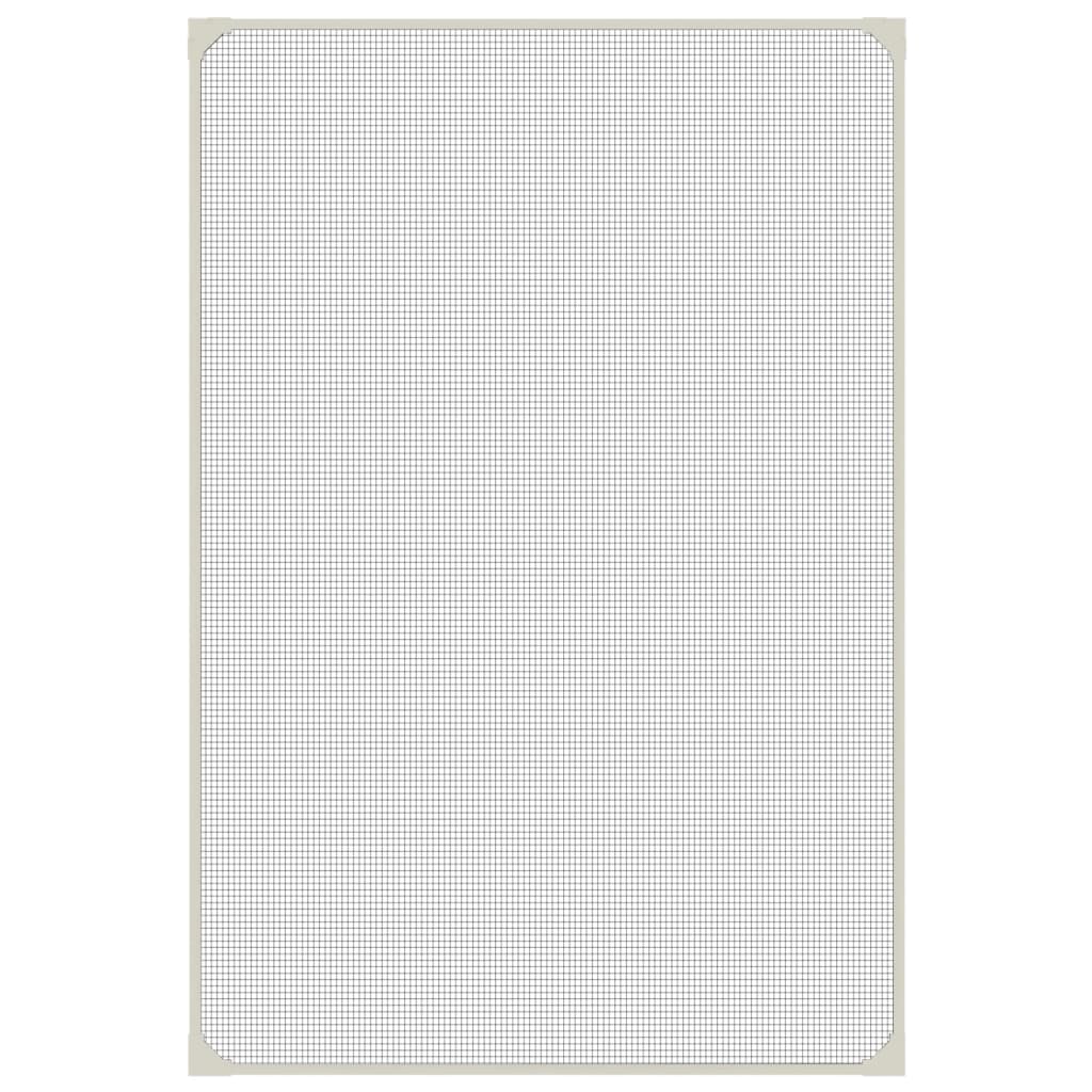 Magnetic Insect Screen for Windows White 80x120 cm