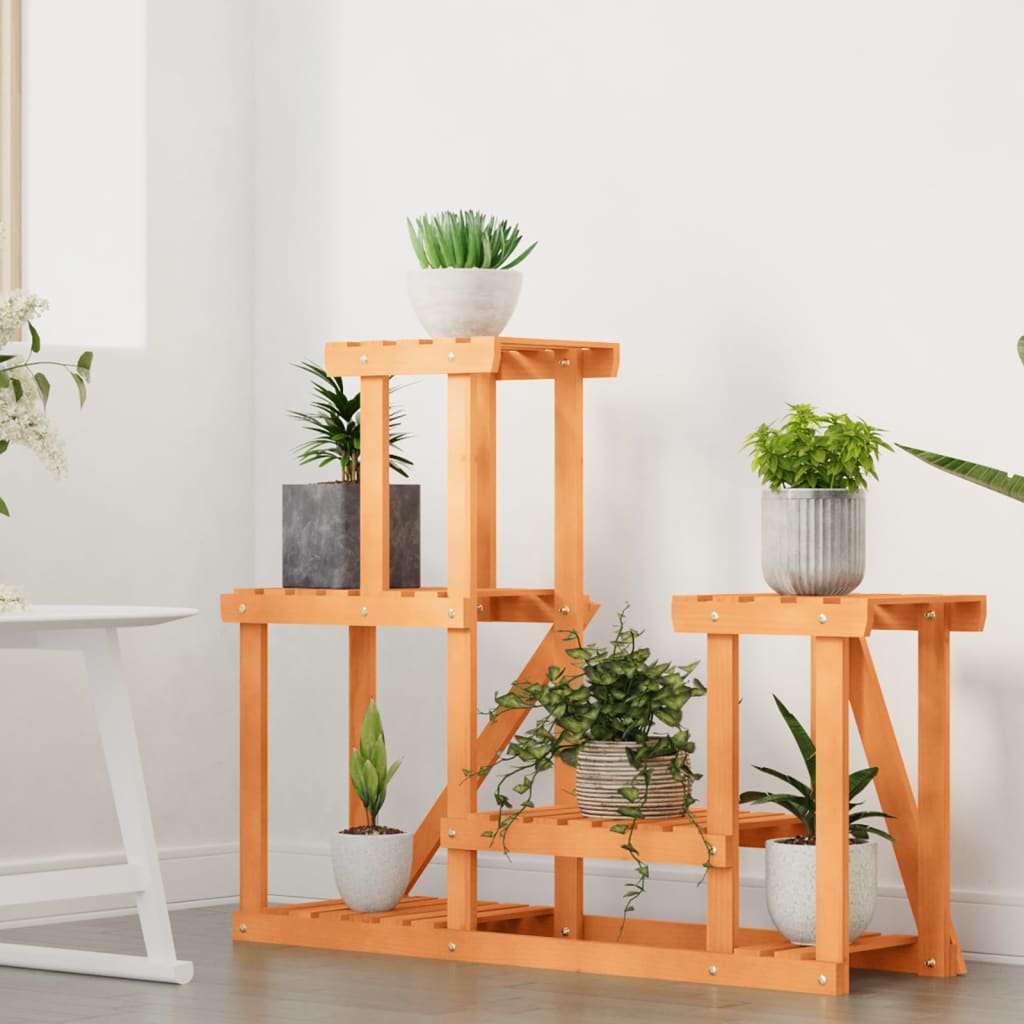 Flower Stand 90x25x73.5 cm Solid Wood Fir
