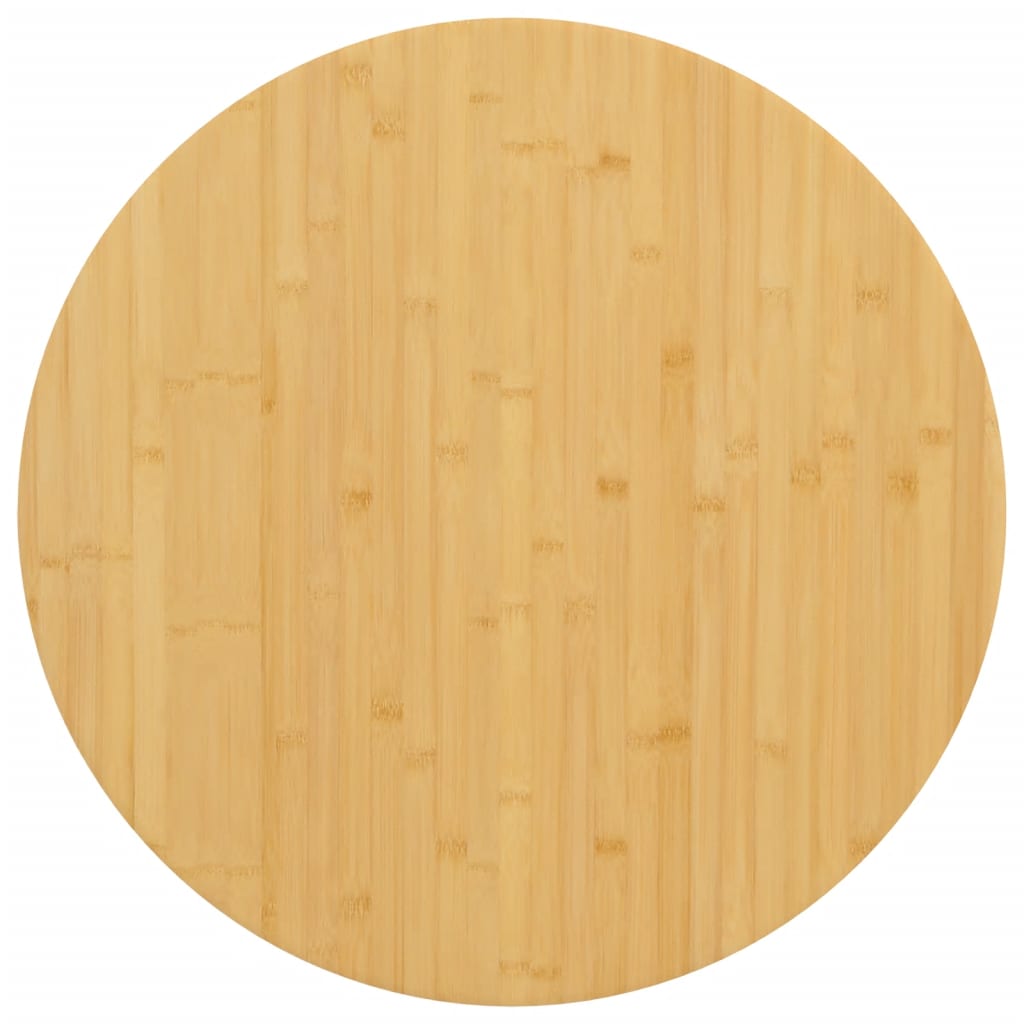 Table Top Ø80x4 cm Bamboo