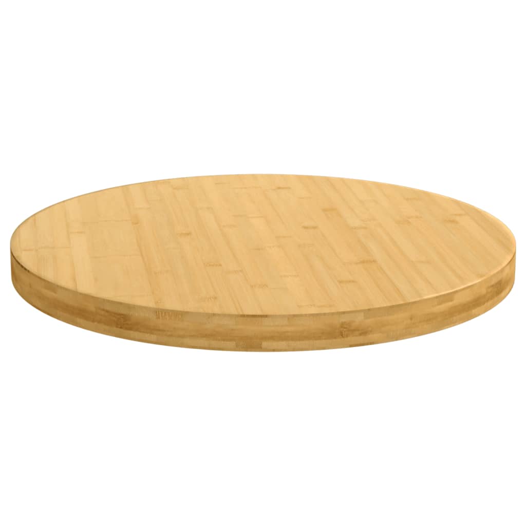 Table Top Ø80x4 cm Bamboo