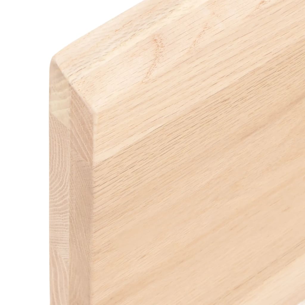 Wall Shelf 80x10x4 cm Untreated Solid Wood Oak