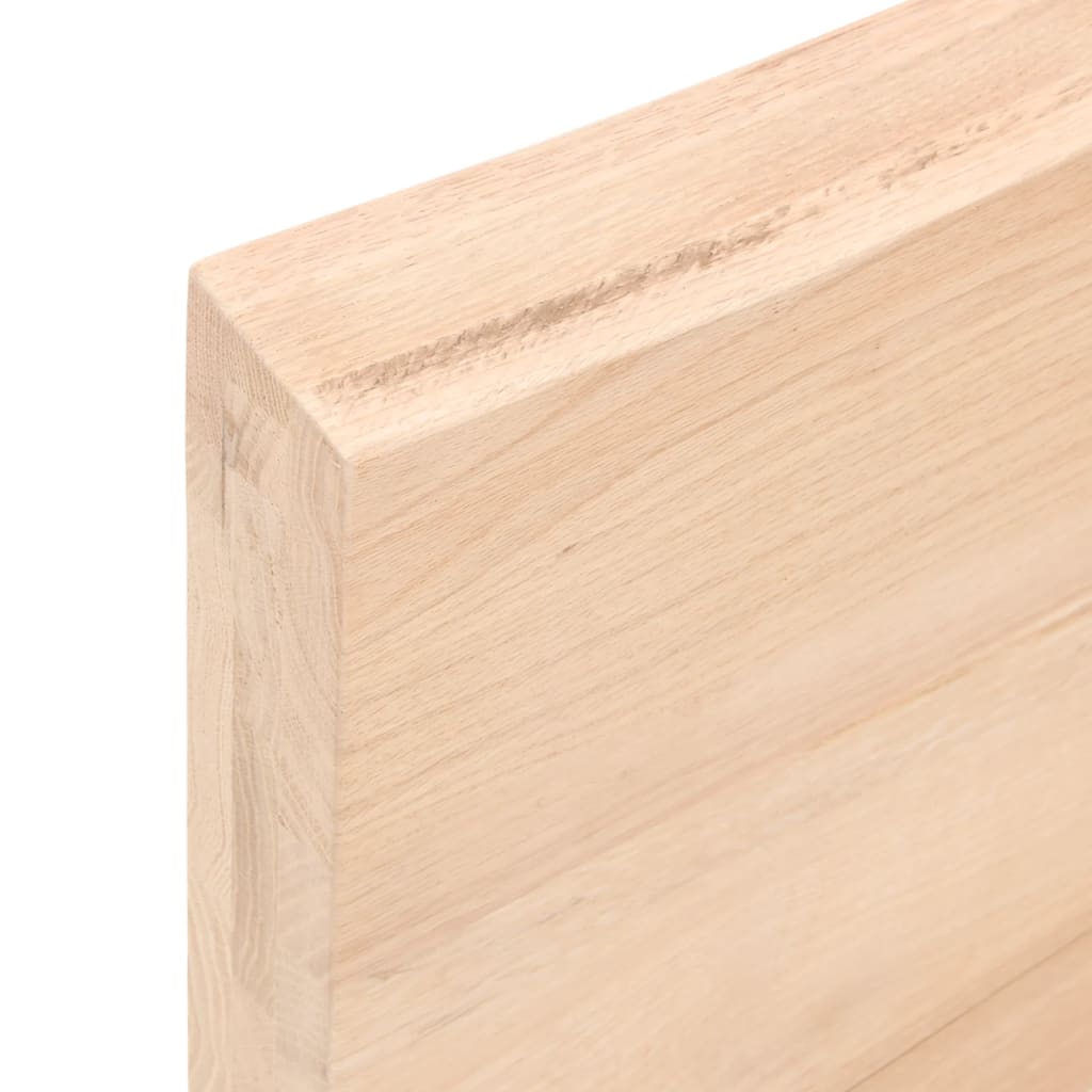 Wall Shelf 80x10x6 cm Untreated Solid Wood Oak
