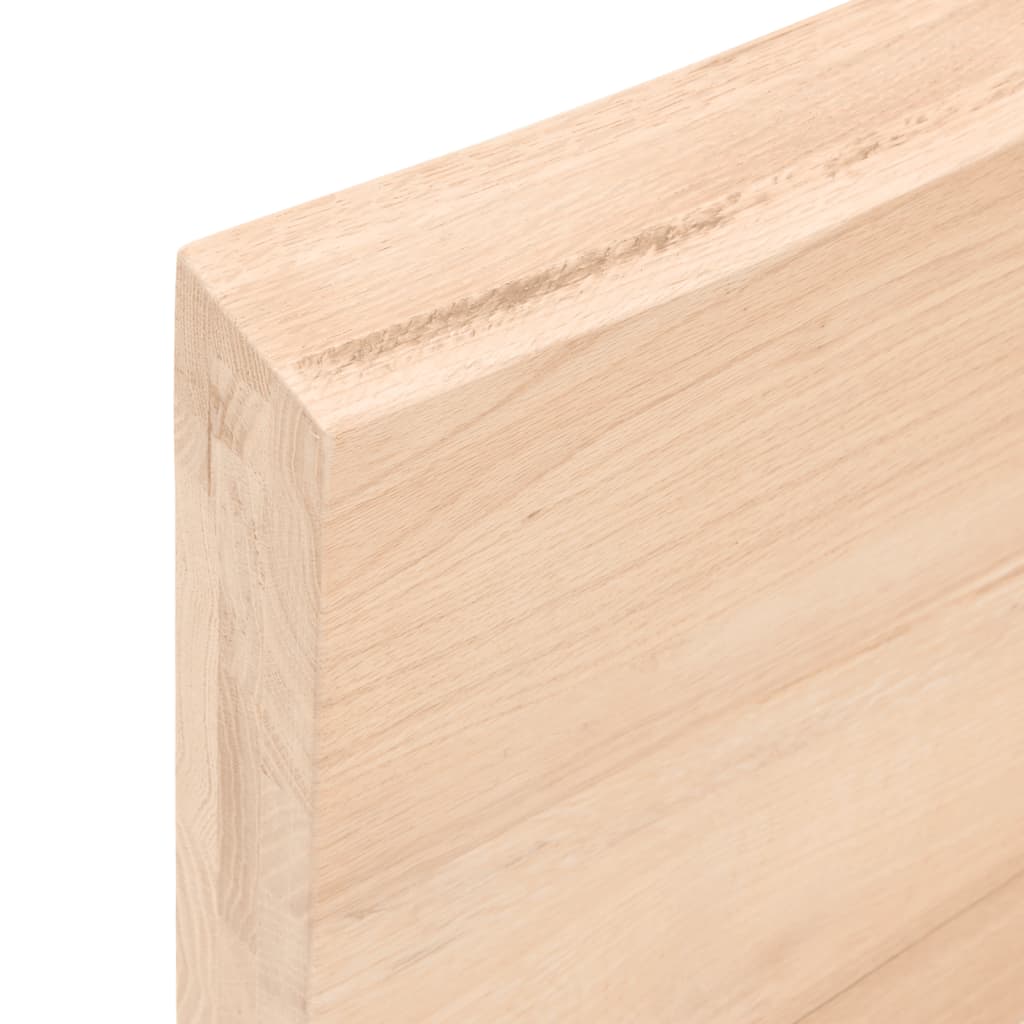 Wall Shelf 100x40x(2-6) cm Untreated Solid Wood Oak