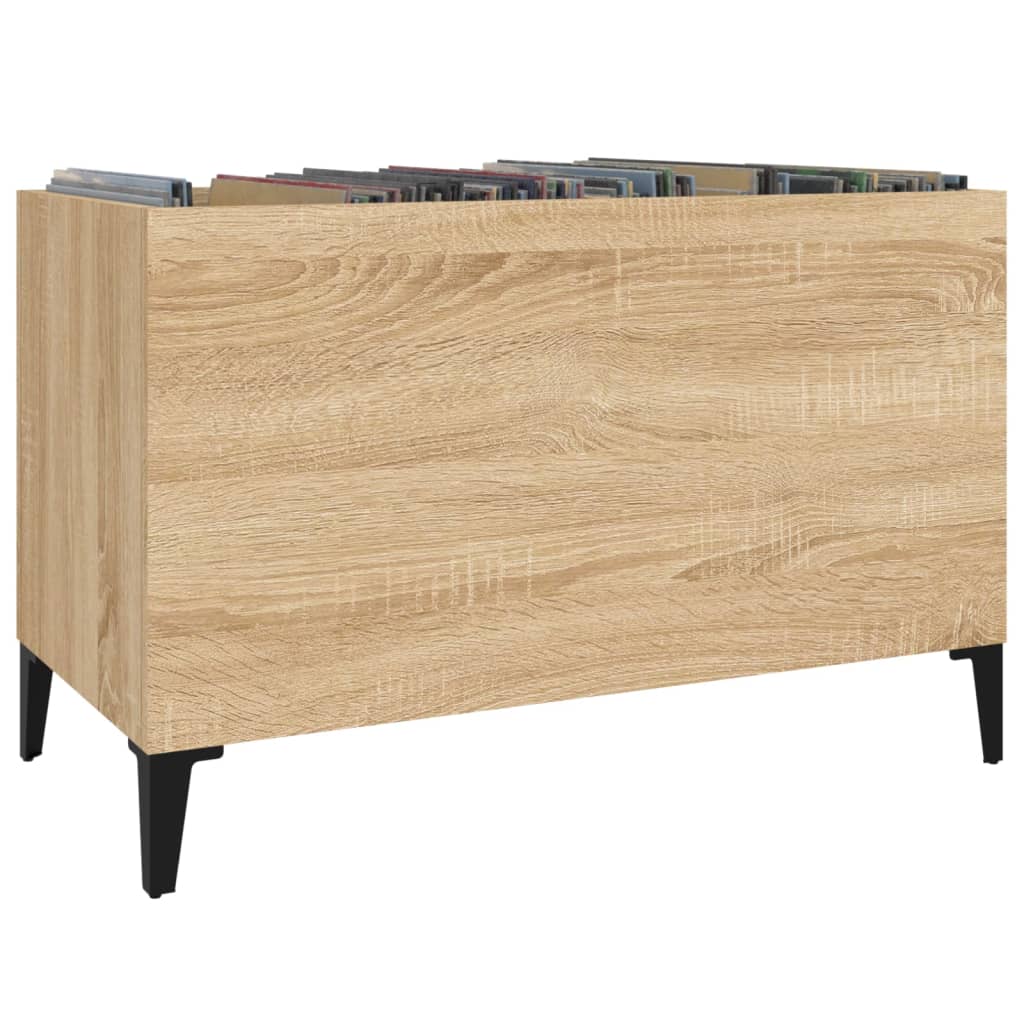 Record Cabinet Sonoma Oak 74.5x38x48 cm Engineered Wood