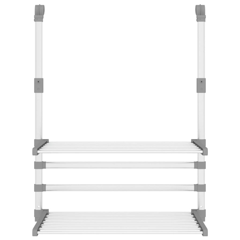 Drying Rack for Balcony 54x25x42 cm Aluminium