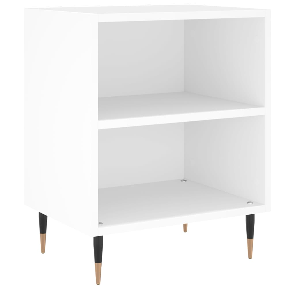 Bedside Cabinets 2 pcs White 40x30x50 cm Engineered Wood