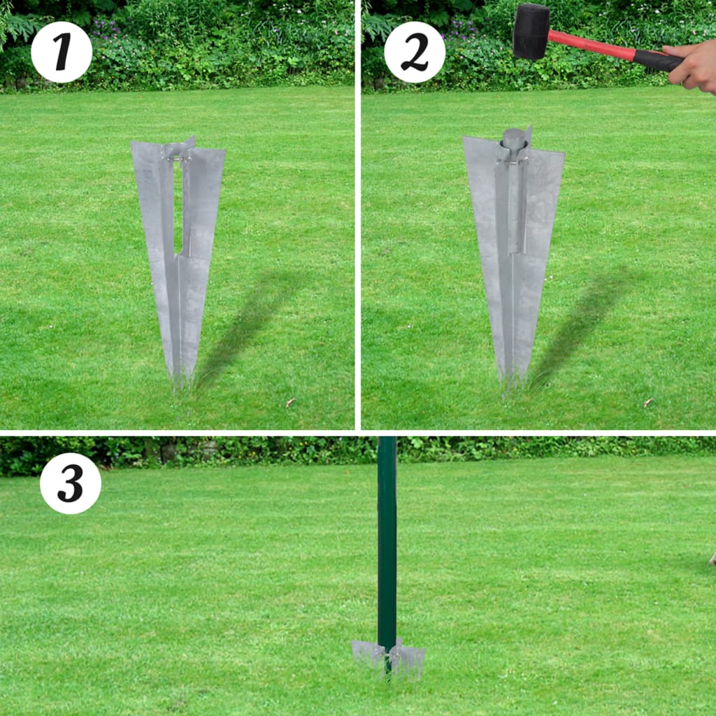 Euro Fence Steel 25x0.8 m Green
