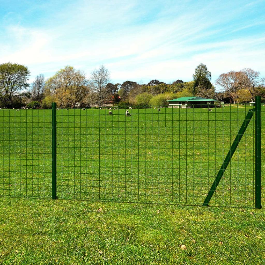 Euro Fence Steel 25x0.8 m Green