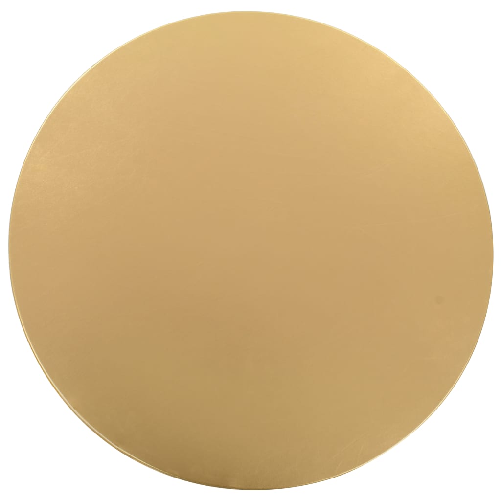 2 pcs Table Covers Stretch 70 cm Gold