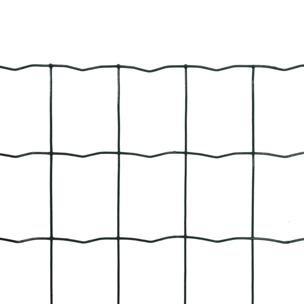 Euro Fence Steel 25x1.5 m Green