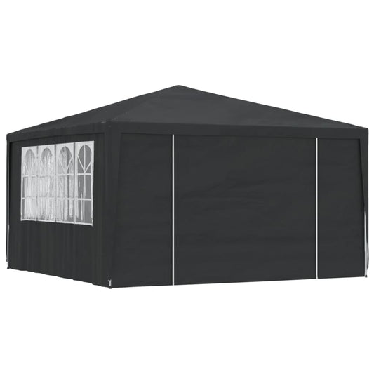 Professional Party Tent with Side Walls 4x4 m Green 90 g/m?