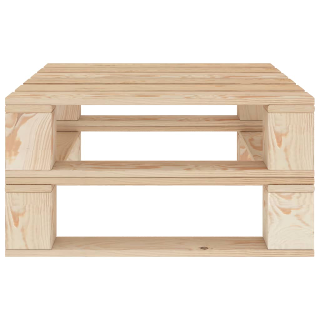 6 Piece Garden Pallets Lounge Set Wood